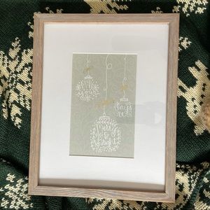 “May Your Days Be Merry & Bright” Framed Art